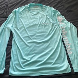 COLUMBIA Mint Men’s Fishing Shirt, Size Small